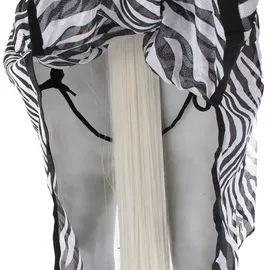 HKM Fliegendecke mit Halsteil Zebra mit Bauchlatz, M