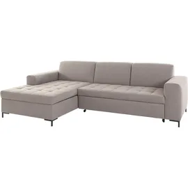 OTTO products Ecksofa Grazzo Polyester L-förmig 2-Sitzer Beige
