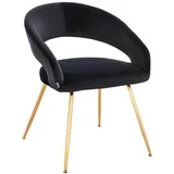 Home Deluxe Esszimmerstuhl Samt LYRIC 1 Stück - versch. Ausführungen