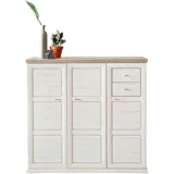 hom'in CAMRON 133,4 x 123,2 x 42,5 cm 7 Fächer, 2 Schubladen grau / grau