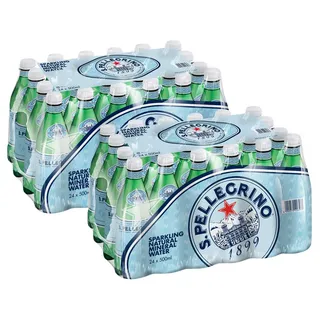 San Pellegrino Sprudelwasser in der Flasche, 24 x 0,5l