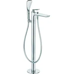 Kludi Balance Wannenarmatur 525900575 chrom, Standmontage, mit Brausegarnitur