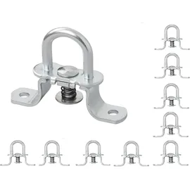 Preiswert & Gut Planenhaken 10er Set für Anhänger 67 x 15 mm