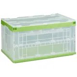 Relaxdays Klappbox transparent 59,5x39,5x31,5cm (10022589_53)