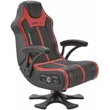 X Rocker Evora 2.1 Gaming-Stuhl Rot Schwarz