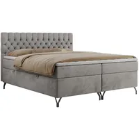 MKS Meble MKS Boxbett, Hellgrau, 2-Sitzer, H3, 7-Zonen, Rechteckig,
