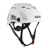 Kask Schutzhelm Superplasma AQ HI VIZ - Arbeitsschutzhelm, Drehrad, Reflexstreifen, EN 397, Farbe:weiß