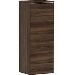 hansgrohe Xelu Q Halbhochschrank 54134000 370x400x1065mm, Türanschlag rechts, Nussbaum dunkel, chrom