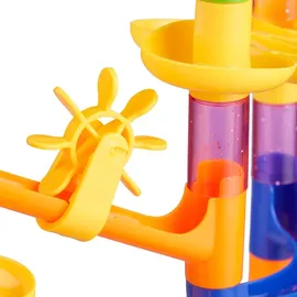 Relaxdays Kugelbahn 120-teilig