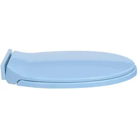 vidaXL Toilettensitz mit Absenkautomatik Blau