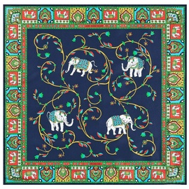 Roeckl Elephant Garden 53x53 - Multi navy