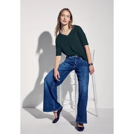 STREET ONE Damen, Strick-Look T-Shirt - 36