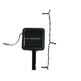 MARELIDA LED Solar Lichterkette warmweiß Außen Gartenlichterkette Terrasse Balkon L: 4,9m