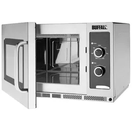 Buffalo Professionelle Mikrowelle Manuell 34L Silber