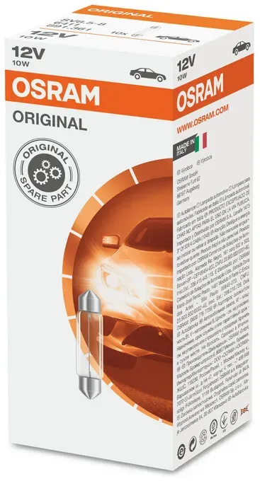 OSRAM Original Line Glühbirne 12V 10W - x10