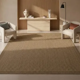 KADIMA DESIGN TEPPICH Outdoor DAFNE in Braun, einfarbig, 160 x 230 cm