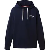 Tom Tailor Hoodie Logo-Print Blau XL