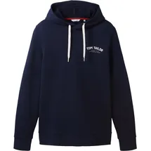 Tom Tailor Hoodie Logo-Print Blau XL
