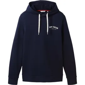Tom Tailor Hoodie Logo-Print Blau XL