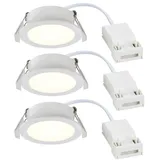 Nordlux Olea Einbaustrahler 3er Set, LED, 2510400101,