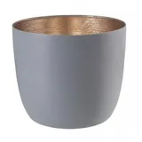 Cr8 A Gift Giftcompany Windlicht, Madras - Eisen - Windlicht - cool Grey Gold
