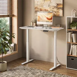 Vicco Schreibtisch Elevate, Weiß, 120 x 70 cm 2 Motoren, Model 58651 - Weiß