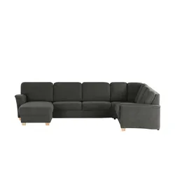 smart Wohnlandschaft  Valencia ¦ grau ¦ Maße (cm): B: 341 H: 90 T: 240.0