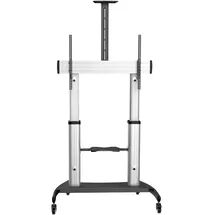 Startech STNDMTV100 TV-Wagen 100 Zoll Schwarz/Silber Aluminium/Stahl