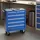 Tectake tectake® Werkzeugwagen, 5 Schubladen mit Antirutschmatten, zentrale Sicherheitsverriegelung, Rollen Ø 100 mm