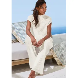 French Connection Strickhose Damen creme Gr.48/50