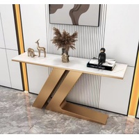 JVmoebel Konsolentisch Modern Konsolentisch Design Holz Tisch Konsole Sideboard Neu (1-St., Konsolentisch), Made in Europa goldfarben