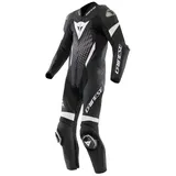 Dainese Laguna Seca 6 Perforierter Lederanzug - Black / White / Anthracite - 46