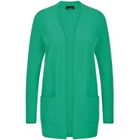 GOLDNER Elegante Strickjacke mit Kaschmir Grün 38