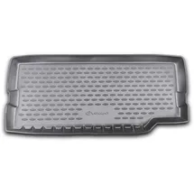 lement Element Passgenaue Premium Antirursch Kofferraummatte Laderaumwanne passend für Land Rover Defender 90, 110 | 2007-> | 3-Türen und 5-Türen | (entfalteter Rücksitz) | 100% passgenaue Antirutschmatte