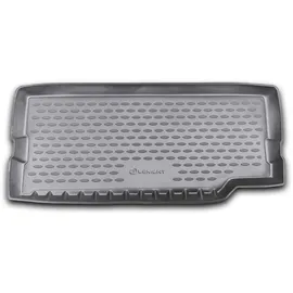 lement Element Passgenaue Premium Antirursch Kofferraummatte Laderaumwanne passend für Land Rover Defender 90, 110 | 2007-> | 3-Türen und 5-Türen | (entfalteter Rücksitz) | 100% passgenaue Antirutschmatte