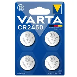 Varta Batterie 4 x CR2450 - Lithium-Mangan