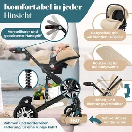 Kesser Loops 3 in 1 beige/schwarz