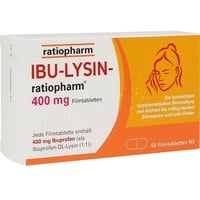 Ratiopharm IBU-LYSIN-ratiopharm 400 mg Filmtabletten 50 St.