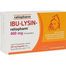 Ratiopharm IBU-LYSIN-ratiopharm 400 mg Filmtabletten 50 St.