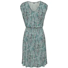 VIVANCE Sommerkleid Türkis/Rosé Mehrfarbig 42