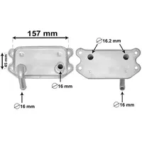 Van Wezel Ölkühler, Motoröl [Hersteller-Nr. 59003154