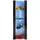 komodee Vitrine Tivoli 55 x 35 x 159 cm Schwarz/Weiß