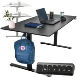 OEM Schreibtisch 120x60cm schwarz