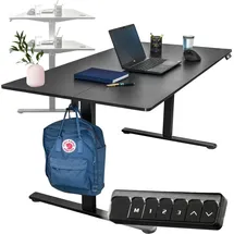 OEM Schreibtisch 120x60cm schwarz