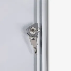 Showdown Displays Showdown Schaukasten für Innen Economy SCXS - 4x DIN A4 - Aluminium - Silber