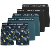 JACK & JONES JACJAKE LEMON TRUNKS schwarz S 5er Pack