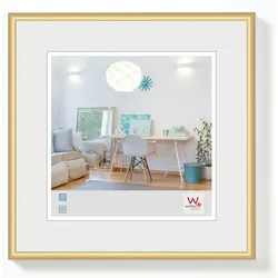 walther + design Lifestyle Kunststoff Bilderrahmen 030X030 GOLD