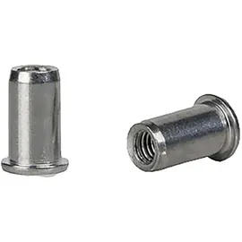 Gesipa Blindnietmutter Alu Flachrundkopf M 4 x 6 x 11,0 500 Stück