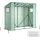 Tectake Foliengewächshaus pulverbeschichtet Grün Folie 0,10 mm 1,54 m2