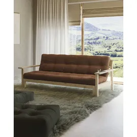 Karup Design "Unwind", Schlafsofa clear/beige 218x92x88 cm / 218x145x76 cm